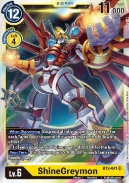 ShineGreymon (BT2-041) (V.1) - Release Special Booster v1.5 (Super Rare) [SR1.5-BT2-041]