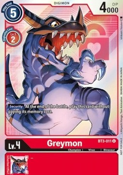 Greymon (BT3-011) - Promos: Release Special Booster v1.5 (Alternative Art) [SR1.5P-BT3-011]