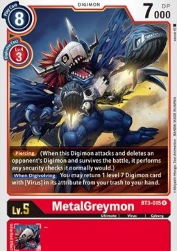 MetalGreymon (BT3-015) - Release Special Booster v1.5 (Rare) [SR1.5-BT3-015]