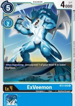 ExVeemon (BT3-025) - Release Special Booster v1.5 (Rare) [SR1.5-BT3-025]