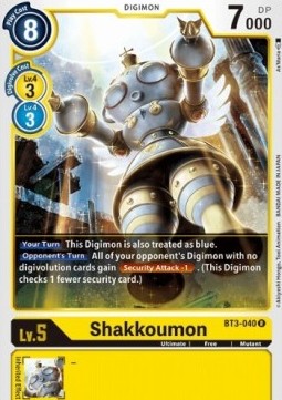 Shakkoumon (BT3-040) - Release Special Booster v1.5 (Rare) [SR1.5-BT3-040]