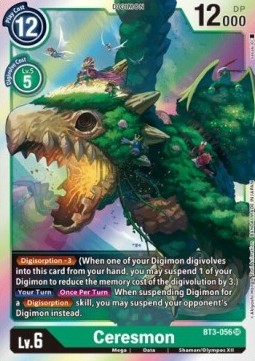 Ceresmon (BT3-056) (V.1) - Release Special Booster v1.5 (Super Rare) [SR1.5-BT3-056]