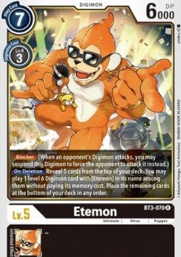 Etemon (BT3-070) - Release Special Booster v1.5 (Rare) [SR1.5-BT3-070]