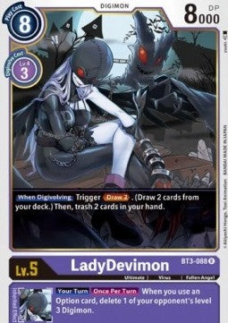 LadyDevimon (BT3-088) - Release Special Booster v1.5 (Rare) [SR1.5-BT3-088]