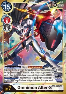 Omnimon Alter-S (BT3-112) (V.2) - Release Special Booster v1.5 (Alternative Art) [SR1.5-BT3-112]