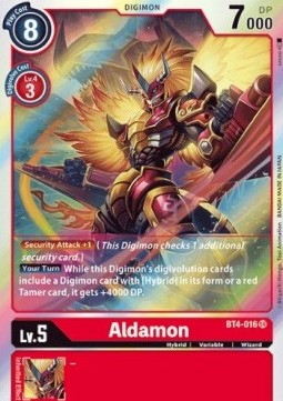 Aldamon (BT4-016) - Great Legend (Super Rare) [BT-04-BT4-016]