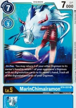 MarinChimairamon (BT4-031) - Great Legend (Rare) [BT-04-BT4-031]