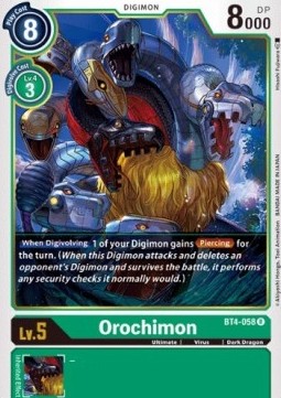 Orochimon (BT4-058) - Great Legend (Rare) [BT-04-BT4-058]