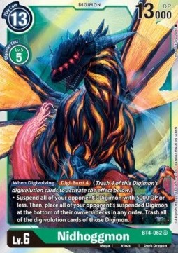 Nidhoggmon (BT4-062) (V.1) - Great Legend (Super Rare) [BT-04-BT4-062]