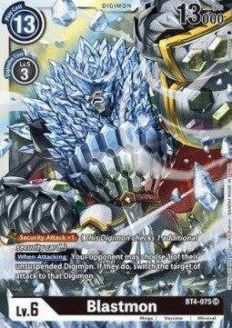 Blastmon (BT4-075) (V.1) - Great Legend (Super Rare) [BT-04-BT4-075]
