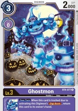 Ghostmon (BT4-077) - Great Legend (Rare) [BT-04-BT4-077]