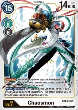 Chaosmon (BT4-090) (V.1) - Great Legend (Rare) [BT-04-BT4-090]