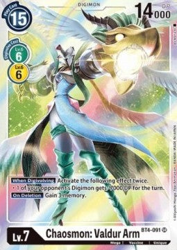Chaosmon: Valdur Arm (BT4-091) - Great Legend (Super Rare) [BT-04-BT4-091]