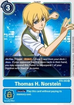 Thomas H. Norstein (BT4-093) - Great Legend (Rare) [BT-04-BT4-093]