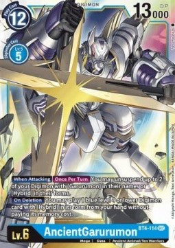 AncientGarurumon (BT4-114) (V.1) - Great Legend (Secret Rare) [BT-04-BT4-114]