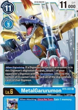 MetalGarurumon (BT5-031) - Battle Of Omni (Rare) [BT-05-BT5-031]