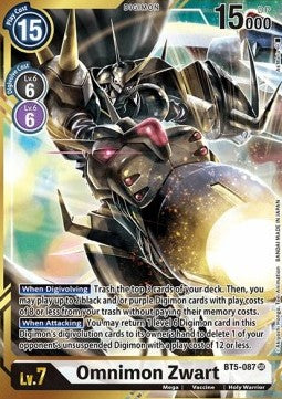 Omnimon Zwart (BT5-087) (V.3) - Battle Of Omni (Alternative Art) [BT-05-BT5-087]