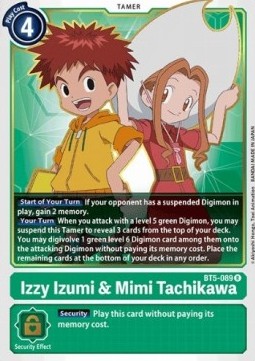 Izzy Izumi & Mimi Tachikawa (BT5-089) - Battle Of Omni (Rare) [BT-05-BT5-089]