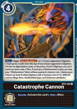 Catastrophe Cannon (BT5-104) - Battle Of Omni (Rare) [BT-05-BT5-104]