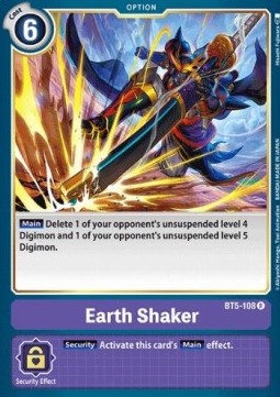 Earth Shaker (BT5-108) - Battle Of Omni (Rare) [BT-05-BT5-108]