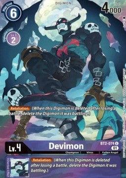Devimon (BT2-074) - Promos: Double Diamond (Alternative Art) [BT-06P-BT2-074]