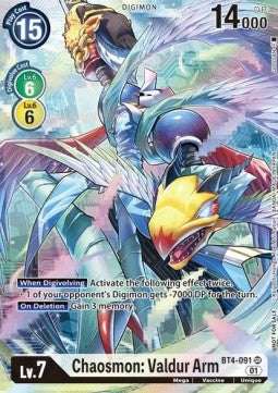 Chaosmon: Valdur Arm (BT4-091) - Promos: Double Diamond (Alternative Art) [BT-06P-BT4-091]