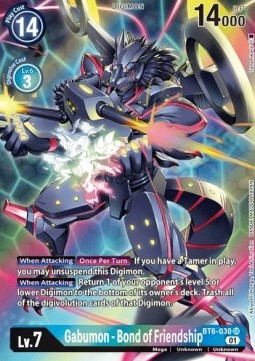 Gabumon - Bond of Friendship (BT6-030) (V.2) - Double Diamond (Alternative Art) [BT-06-BT6-030]