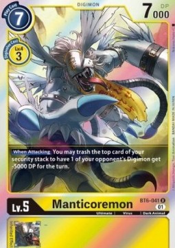 Manticoremon (BT6-041) - Double Diamond (Rare) [BT-06-BT6-041]