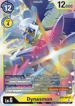 Dynasmon (BT6-044) (V.1) - Double Diamond (Super Rare) [BT-06-BT6-044]