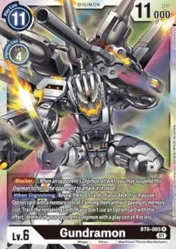 Gundramon (BT6-065) - Double Diamond (Rare) [BT-06-BT6-065]