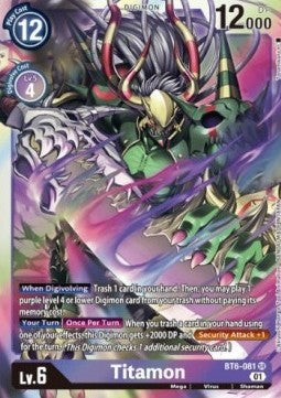 Titamon (BT6-081) (V.1) - Double Diamond (Super Rare) [BT-06-BT6-081]