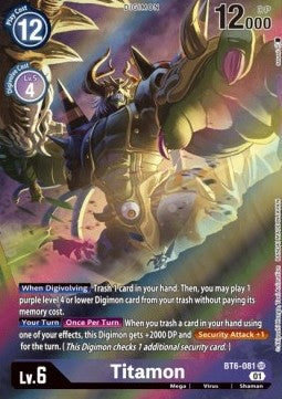 Titamon (BT6-081) (V.2) - Double Diamond (Alternative Art) [BT-06-BT6-081]
