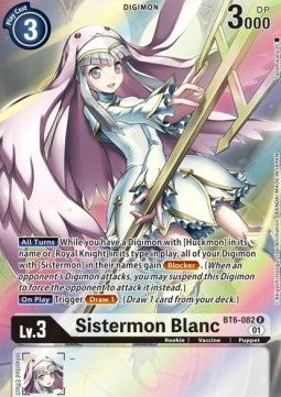 Sistermon Blanc (BT6-082) (V.2) - Double Diamond (Alternative Art) [BT-06-BT6-082]