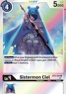 Sistermon Ciel (BT6-084) (V.1) - Double Diamond (Rare) [BT-06-BT6-084]