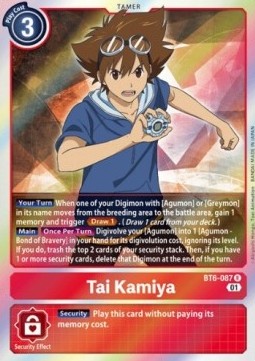 Tai Kamiya (BT6-087) - Double Diamond (Rare) [BT-06-BT6-087]