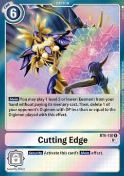 Cutting Edge (BT6-110) - Double Diamond (Rare) [BT-06-BT6-110]