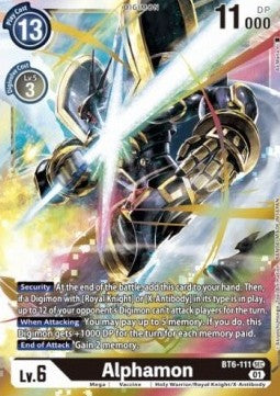 Alphamon (BT6-111) (V.1) - Double Diamond (Secret Rare) [BT-06-BT6-111]