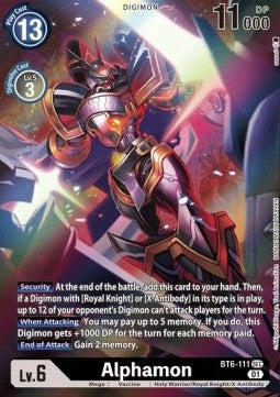 Alphamon (BT6-111) (V.2) - Double Diamond (Alternative Art) [BT-06-BT6-111]