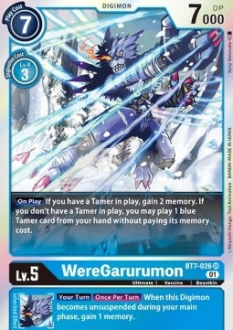WereGarurumon (BT7-026) (V.1) - Next Adventure (Super Rare) [BT-07-BT7-026]