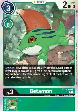 Betamon (BT7-044) (V.1) - Next Adventure (Rare) [BT-07-BT7-044]