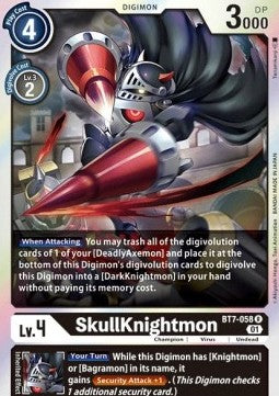 SkullKnightmon (BT7-058) - Next Adventure (Rare) [BT-07-BT7-058]