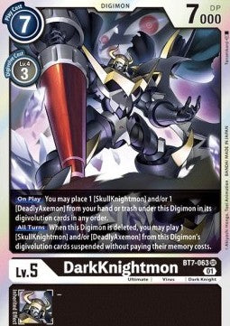 DarkKnightmon (BT7-063) (V.1) - Next Adventure (Super Rare) [BT-07-BT7-063]