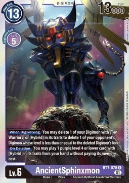 AncientSphinxmon (BT7-078) - Next Adventure (Rare) [BT-07-BT7-078]
