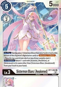 Sistermon Blanc (Awakened) (BT7-082) - Next Adventure (Rare) [BT-07-BT7-082]