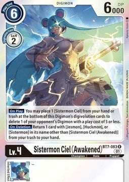 Sistermon Ciel (Awakened) (BT7-083) - Next Adventure (Rare) [BT-07-BT7-083]