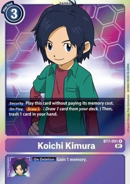 Koichi Kimura (BT7-091) - Next Adventure (Rare) [BT-07-BT7-091]