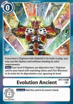 Evolution Ancien (BT7-110) - Next Adventure (Rare) [BT-07-BT7-110]