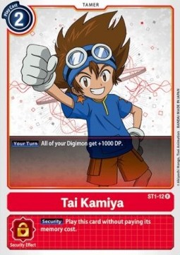 Tai Kamiya (ST1-12) - Starter Deck: Gaia Red (Rare) [ST-1-ST1-12]