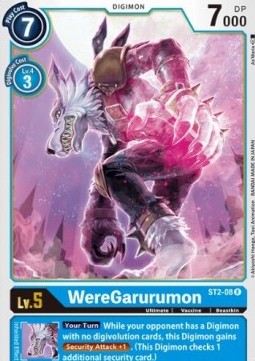 WereGarurumon (ST2-08) - Starter Deck: Cocytus Blue (Rare) [ST-2-ST2-08]