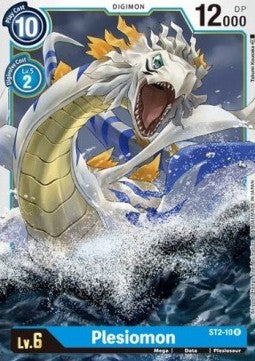 Plesiomon (ST2-10) - Starter Deck: Cocytus Blue (Rare) [ST-2-ST2-10]